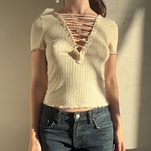 Urban Outfitters Lace Crop Top